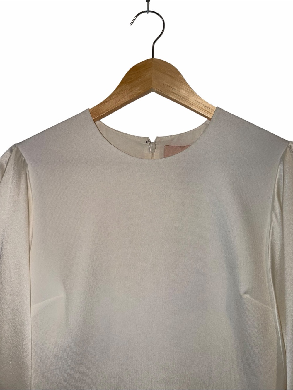 Roksanda Ivory White Mini Dress Puff Sleeve 6 Bridal Wedding Bachelorette NWT 🟠 - Picture 6 of 13